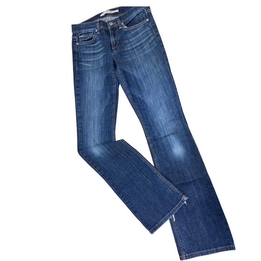 Joe's‎ Jeans Rocker Jeans Womens 26 Blue Excellent Bootcut Whiskered Stretch